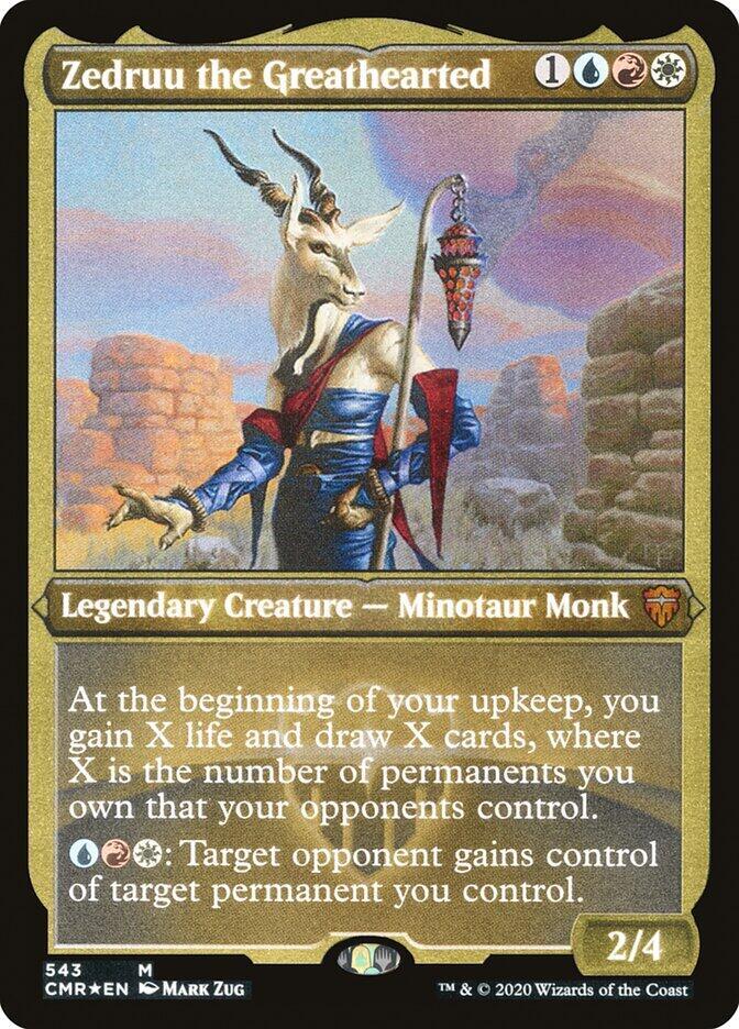 Zedruu the Greathearted (Foil Etched) 543 card from Commander Legends