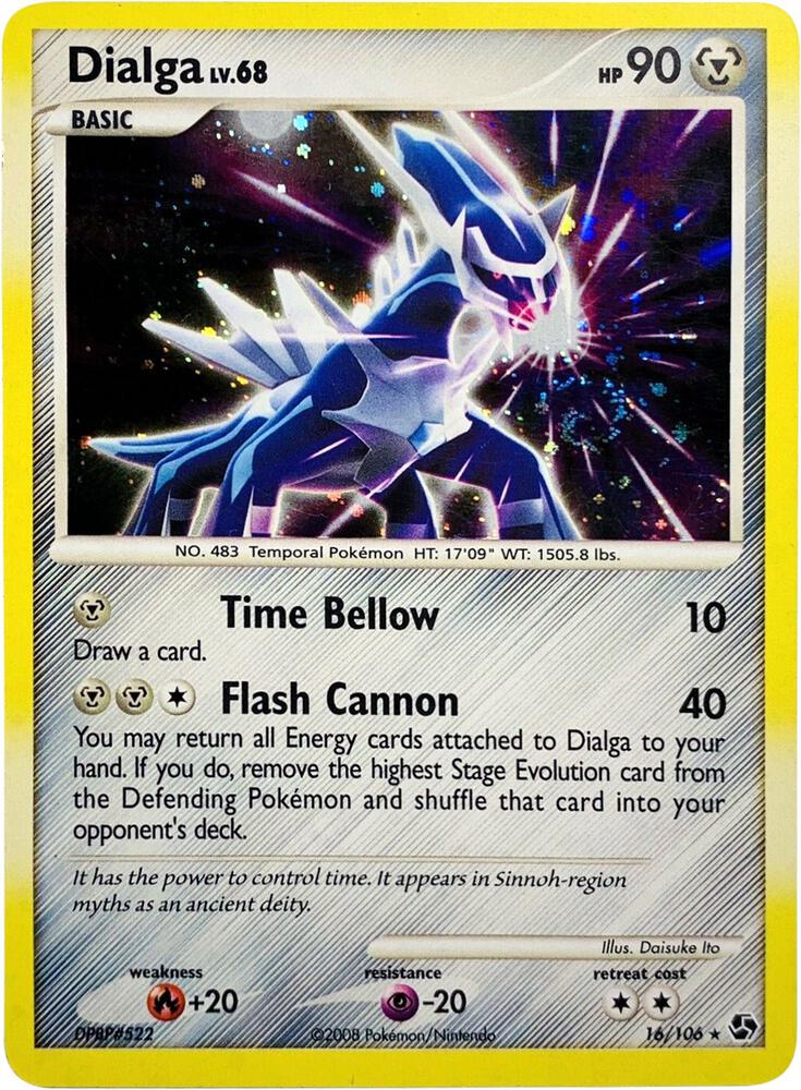 Dialga - 16/106 (Cosmos Holo) 016/106 card from Deck Exclusives