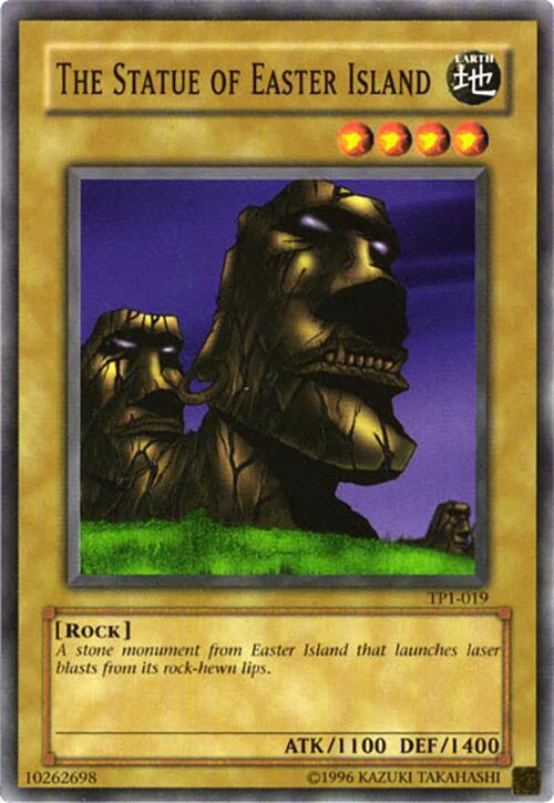 The Statue of Easter Island TP1-019 card from Tournament Pack 1