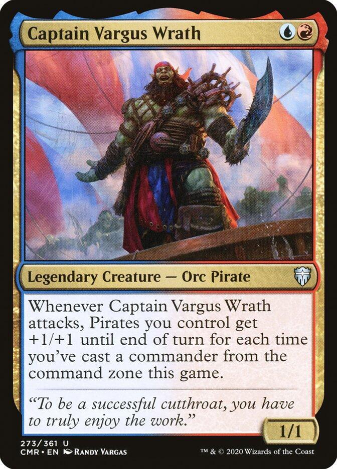 Captain Vargus Wrath 273 card from Commander Legends