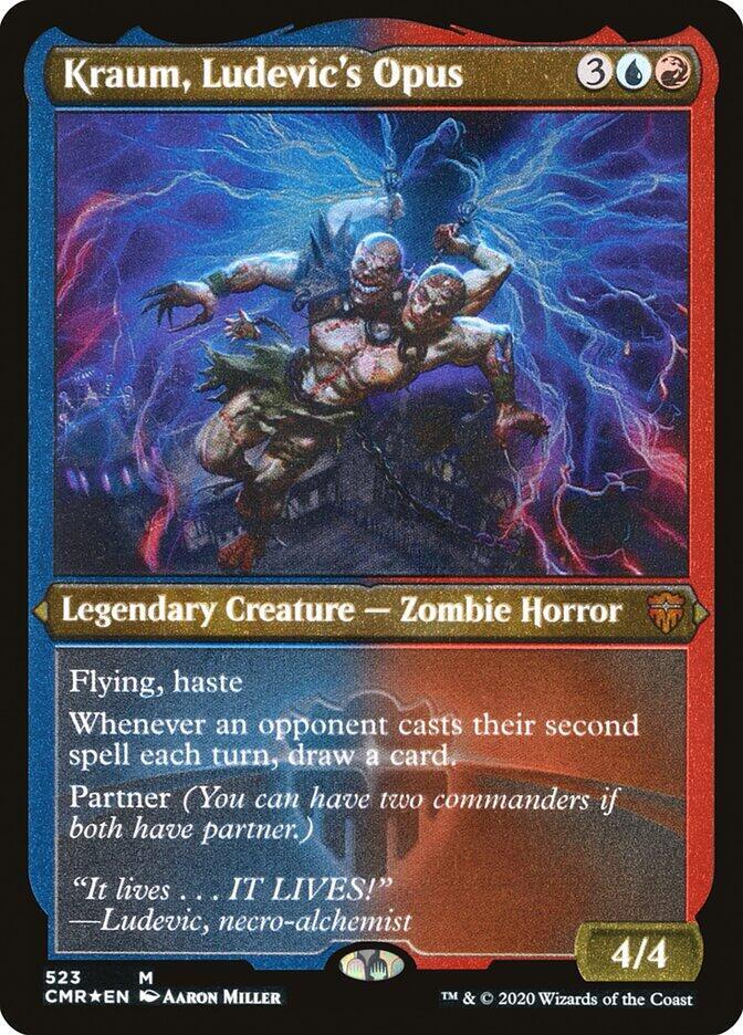 Kraum, Ludevic's Opus (Foil Etched) 523 card from Commander Legends
