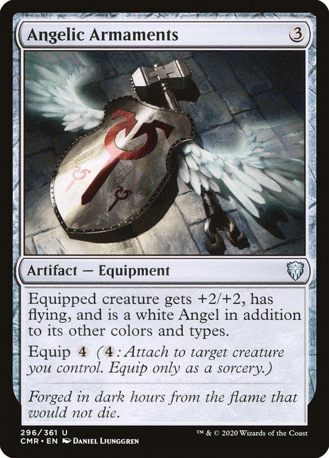 Angelic Armaments 296 card from Commander Legends