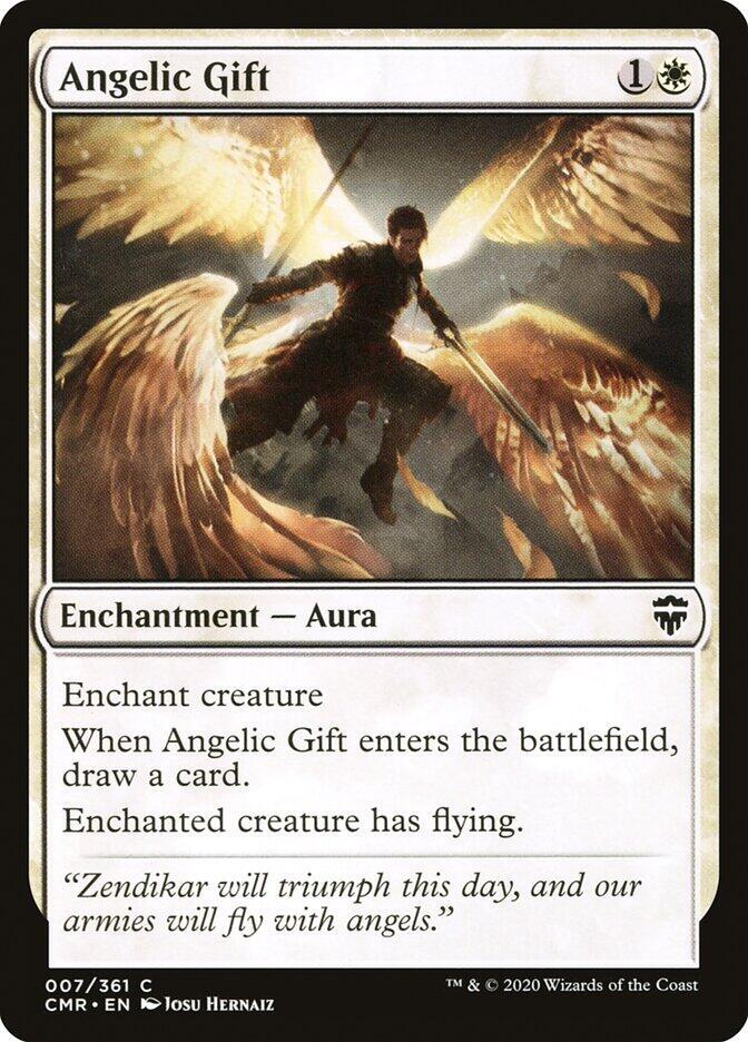 Angelic Gift 7 card from Commander Legends