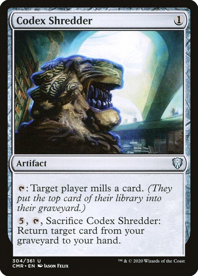 Codex Shredder 304 card from Commander Legends
