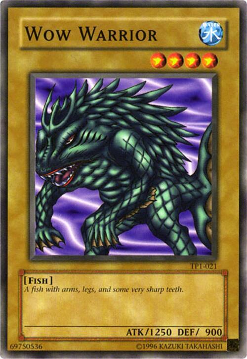 Wow Warrior TP1-021 card from Tournament Pack 1