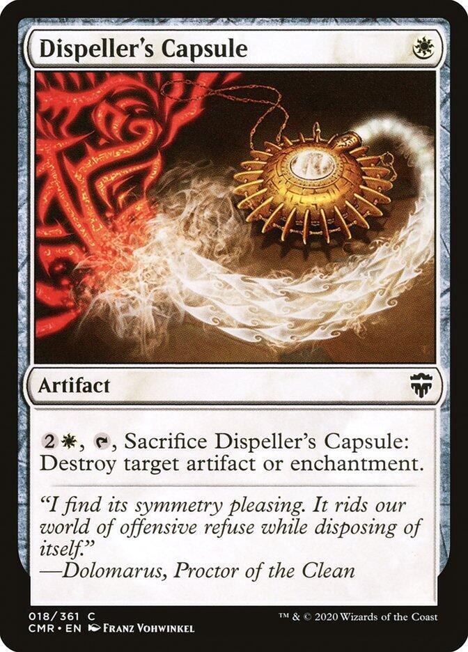 Dispeller's Capsule 18 card from Commander Legends
