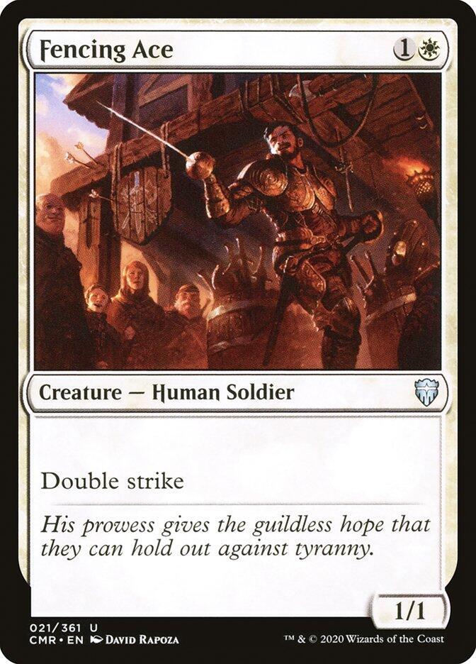 Fencing Ace 21 card from Commander Legends