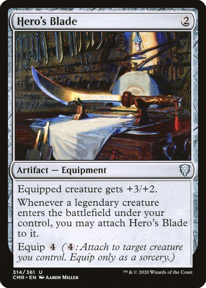 Hero's Blade 314 card from Commander Legends
