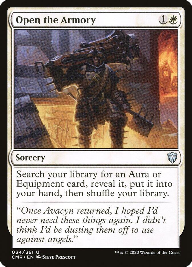 Open the Armory 34 card from Commander Legends