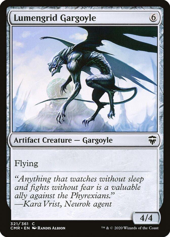 Lumengrid Gargoyle 321 card from Commander Legends