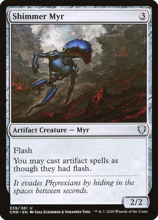 Shimmer Myr 339 card from Commander Legends