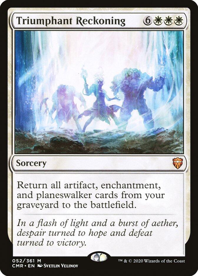 Triumphant Reckoning 52 card from Commander Legends