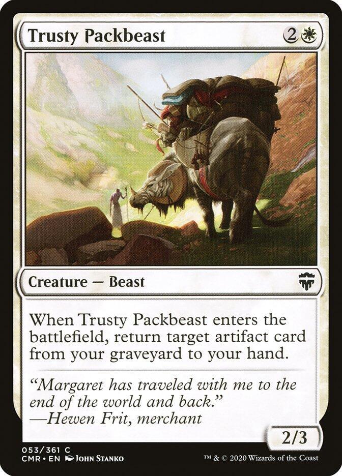 Trusty Packbeast 53 card from Commander Legends