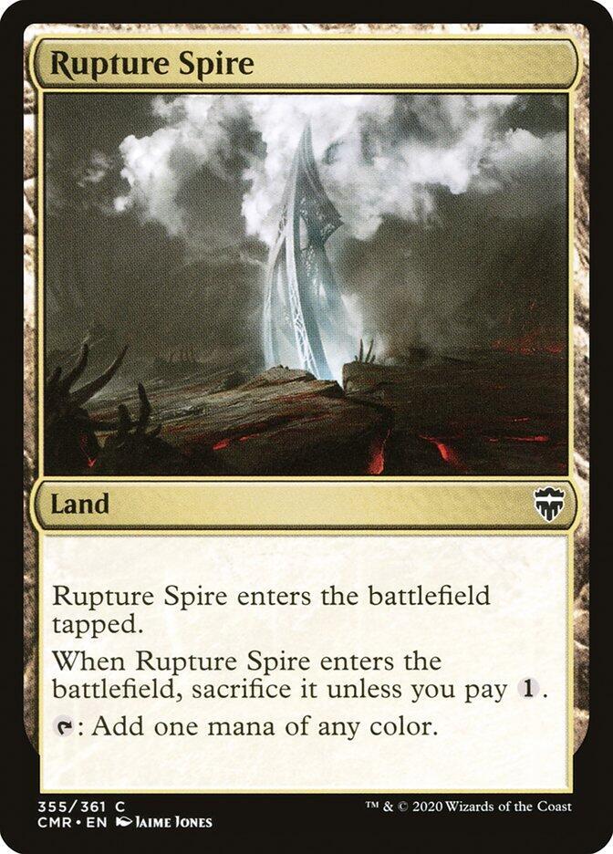 Rupture Spire 355 card from Commander Legends