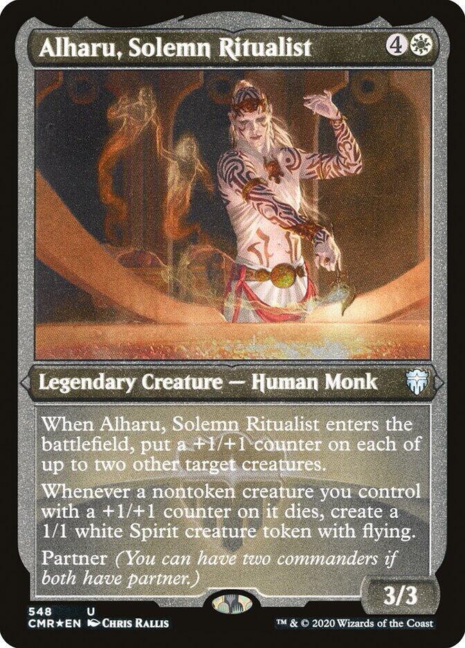 Alharu, Solemn Ritualist (Foil Etched) 548 card from Commander Legends