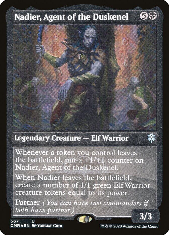 Nadier, Agent of the Duskenel (Foil Etched) 567 card from Commander Legends