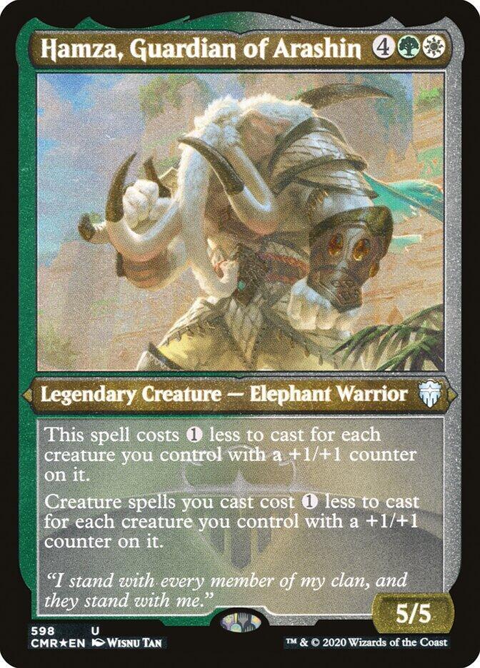 Hamza, Guardian of Arashin (Foil Etched) 598 card from Commander Legends