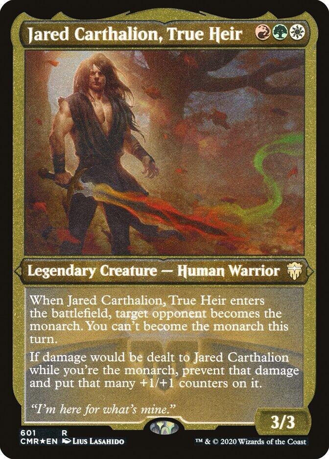 Jared Carthalion, True Heir (Foil Etched) 601 card from Commander Legends