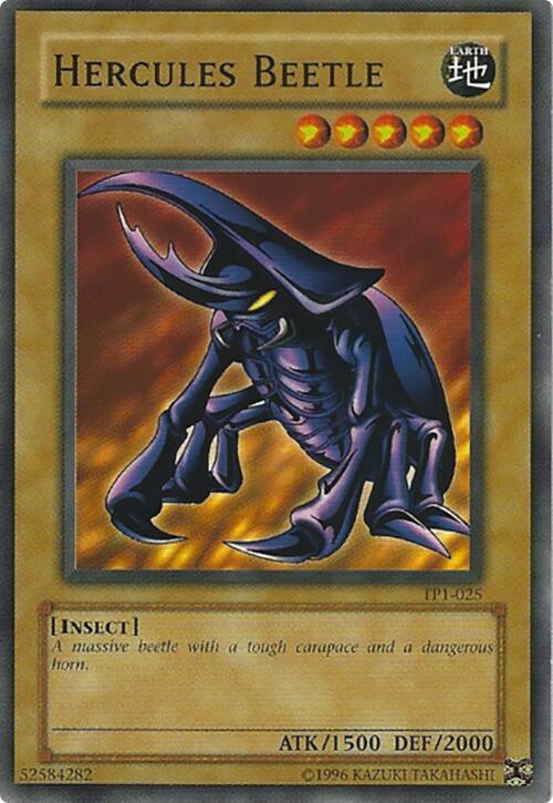 Hercules Beetle TP1-025 card from Tournament Pack 1