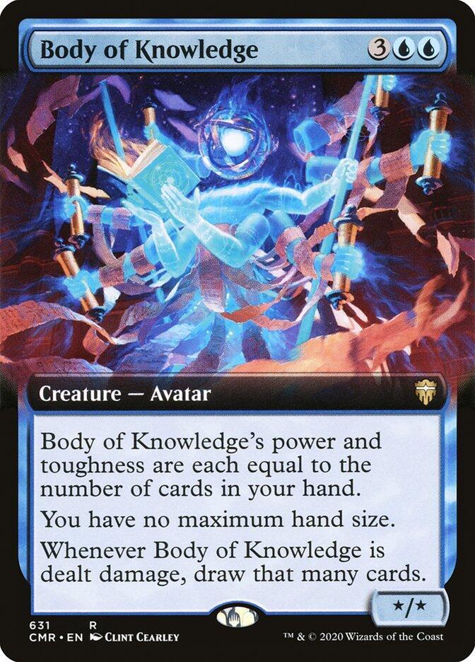 Body of Knowledge (Extended Art) 631 card from Commander Legends