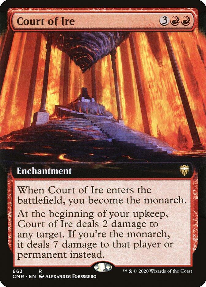 Court of Ire (Extended Art) 663 card from Commander Legends