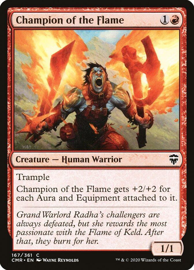Champion of the Flame 167 card from Commander Legends
