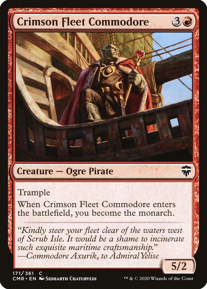 Crimson Fleet Commodore 171 card from Commander Legends