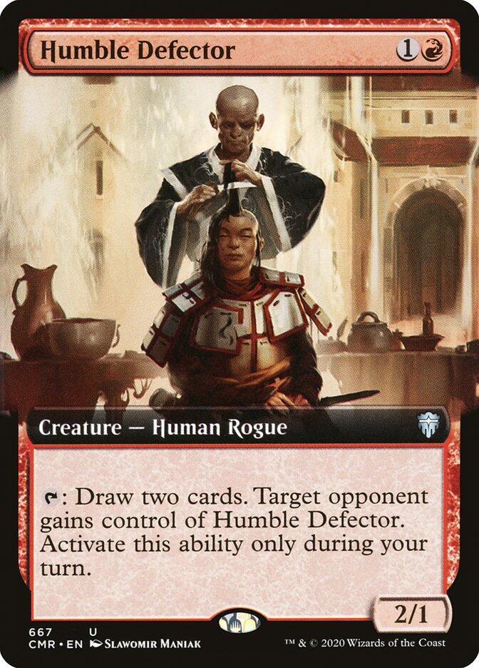 Humble Defector (Extended Art) 667 card from Commander Legends