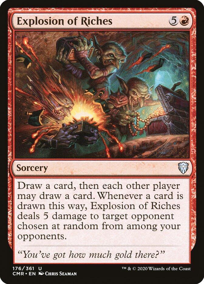 Explosion of Riches 176 card from Commander Legends