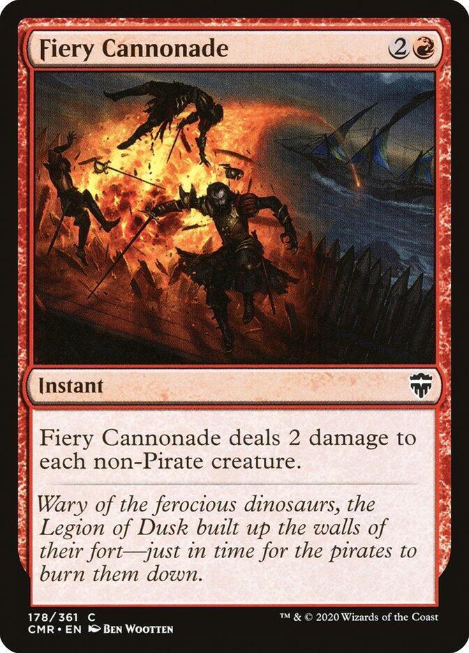 Fiery Cannonade 178 card from Commander Legends