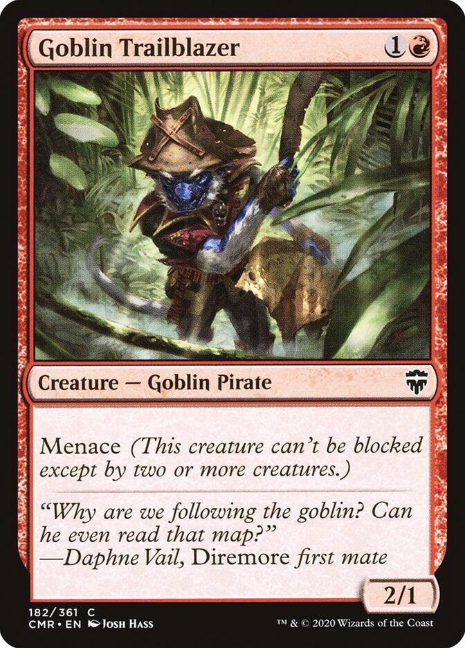 Goblin Trailblazer 182 card from Commander Legends