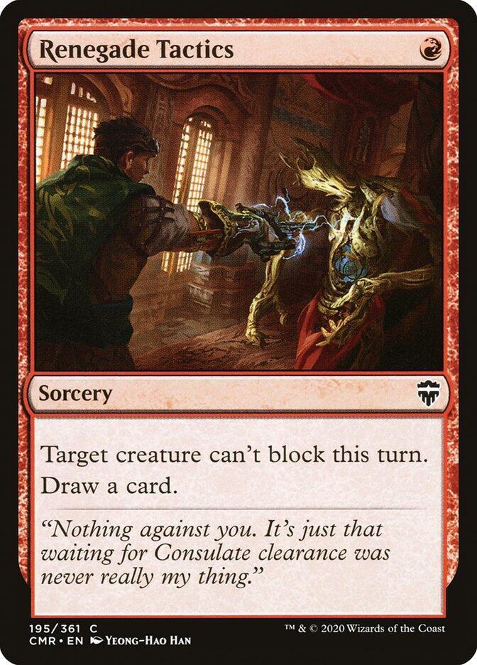 Renegade Tactics 195 card from Commander Legends