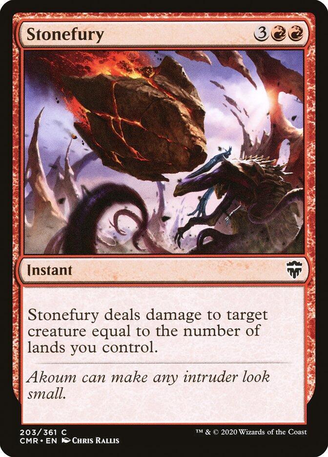 Stonefury 203 card from Commander Legends