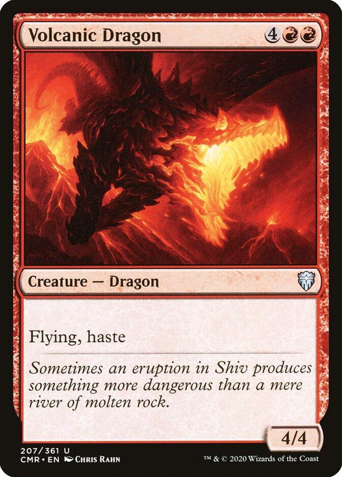 Volcanic Dragon 207 card from Commander Legends