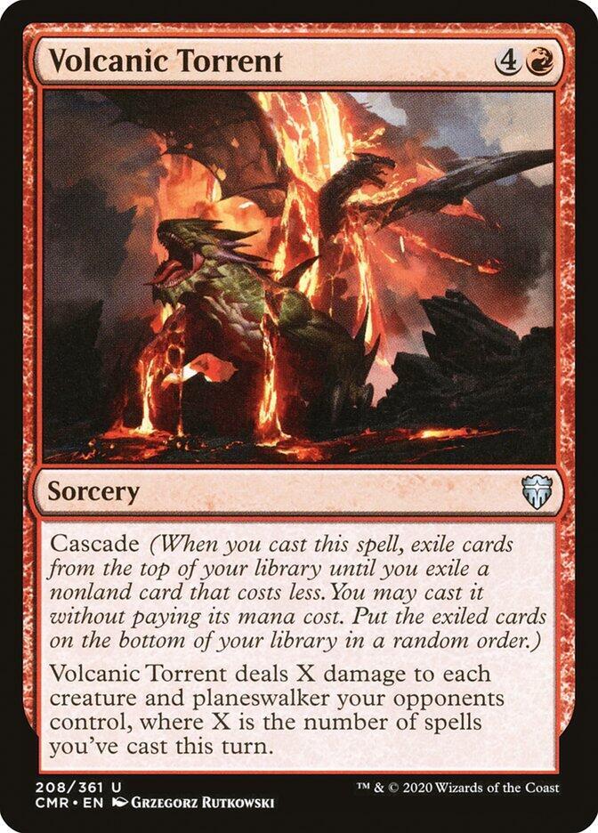 Volcanic Torrent 208 card from Commander Legends
