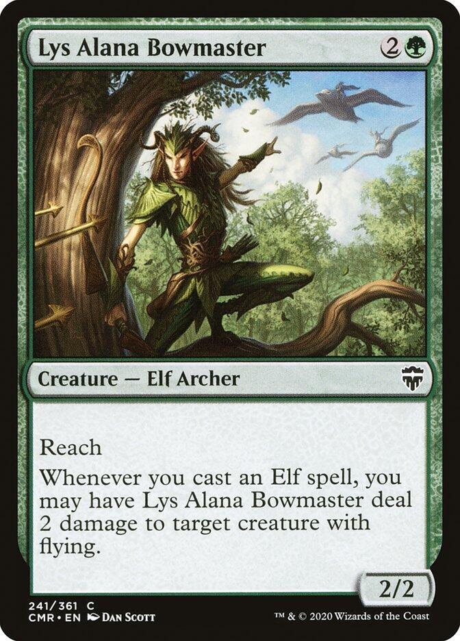 Lys Alana Bowmaster 241 card from Commander Legends