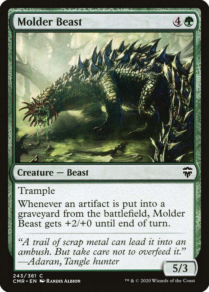 Molder Beast 243 card from Commander Legends