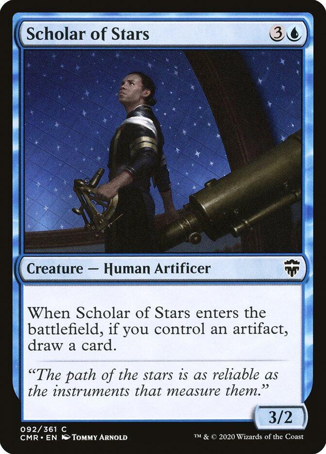 Scholar of Stars 92 card from Commander Legends