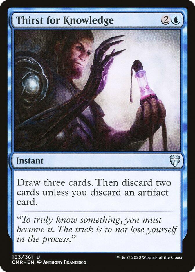 Thirst for Knowledge 103 card from Commander Legends