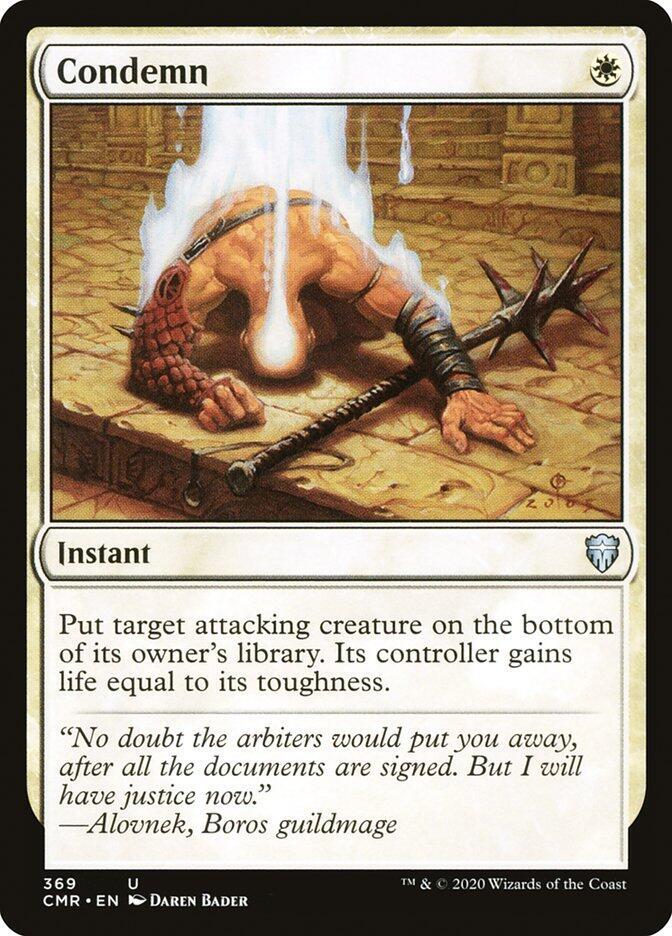 Condemn 369 card from Commander Legends