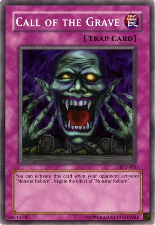 Call of the Grave TP2-005 card from Tournament Pack 2
