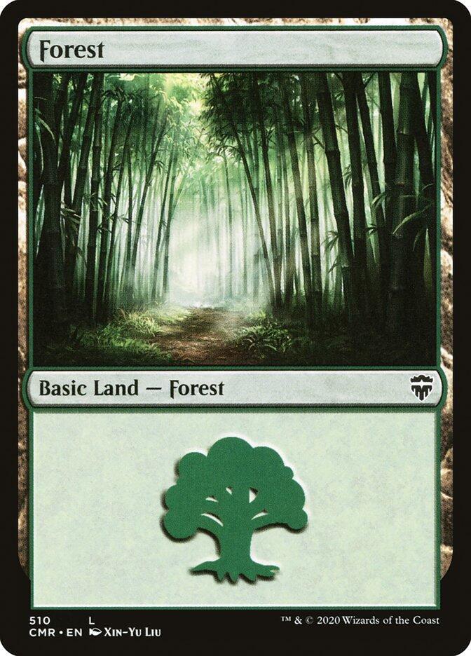 Forest 510 card from Commander Legends