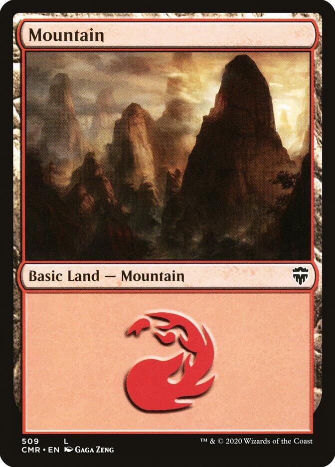 Mountain 509 card from Commander Legends