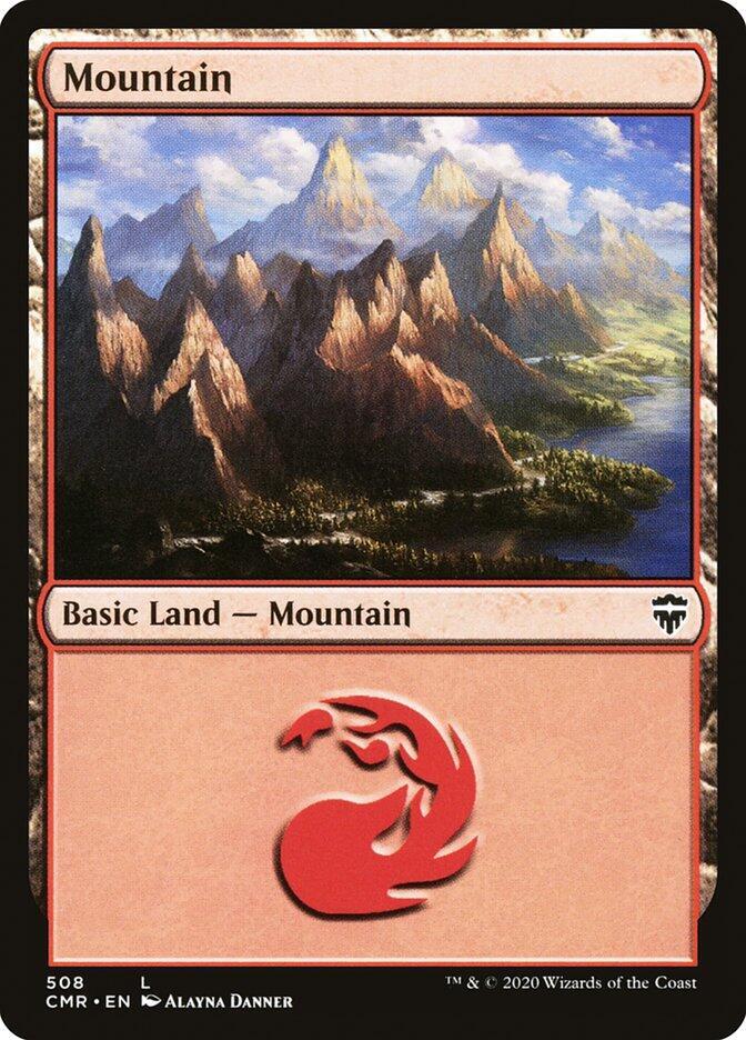 Mountain 508 card from Commander Legends