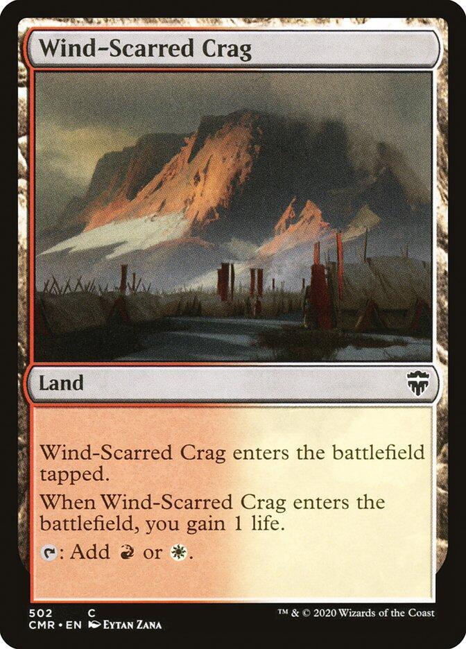 Wind-Scarred Crag 502 card from Commander Legends