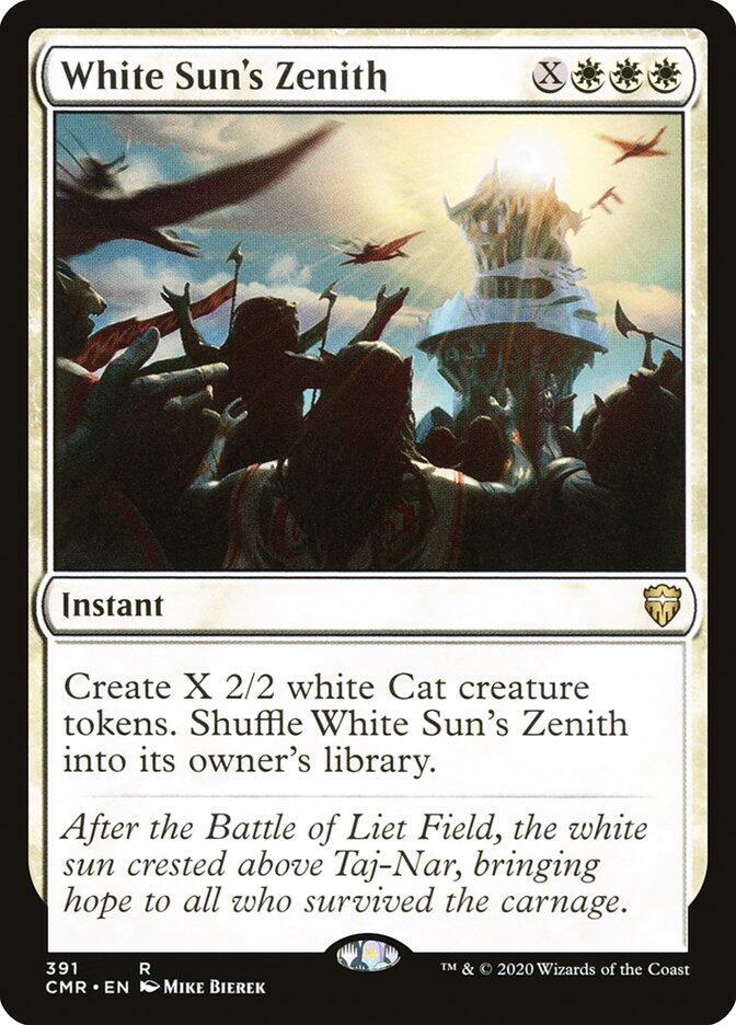 White Sun's Zenith 391 card from Commander Legends