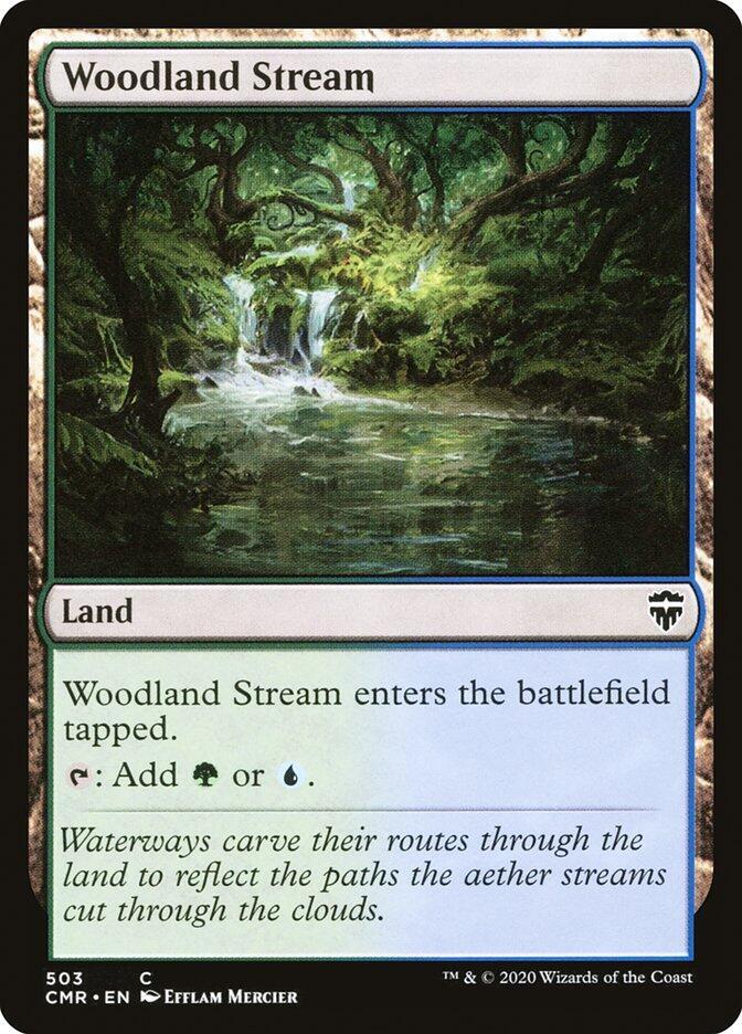 Woodland Stream 503 card from Commander Legends