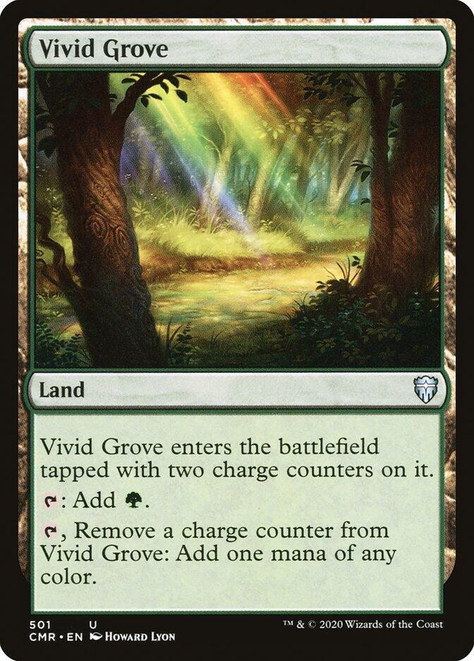 Vivid Grove 501 card from Commander Legends
