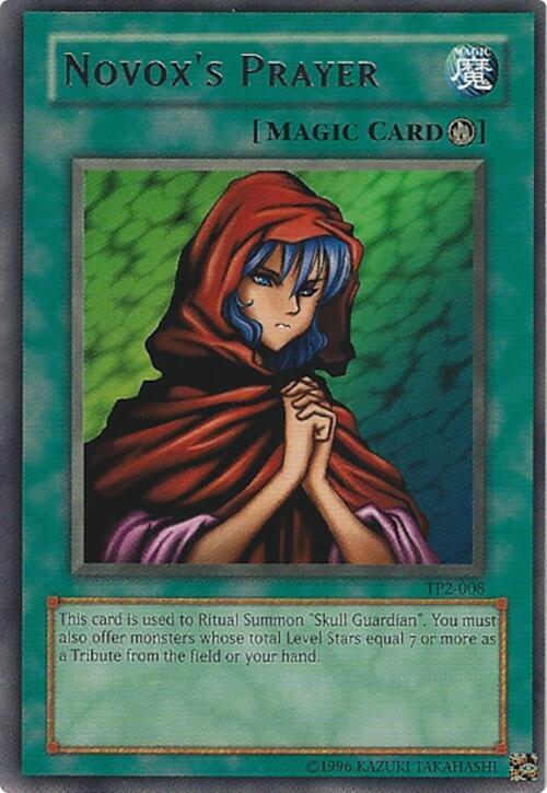 Novox's Prayer TP2-008 card from Tournament Pack 2