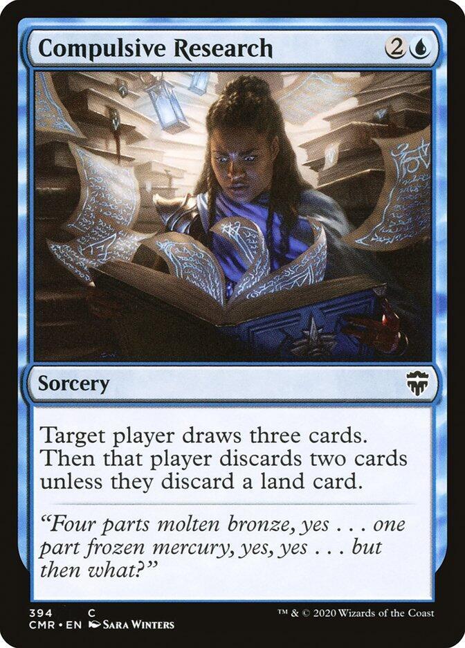 Compulsive Research 394 card from Commander Legends